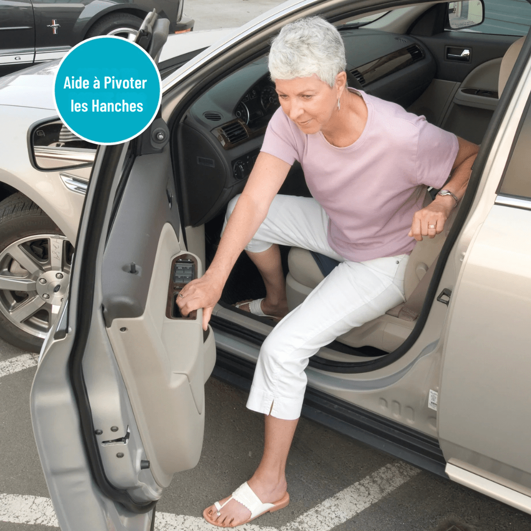 Coussin pivotant 360° pour voiture — Entrée et sortie sans effort