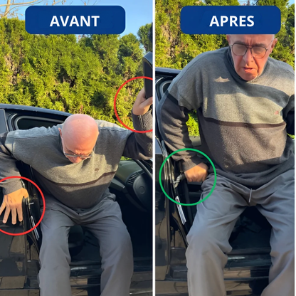 Poignée d'assistance voiture 3 en 1