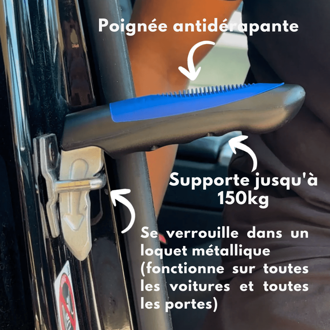 Poignée d'assistance voiture 3 en 1
