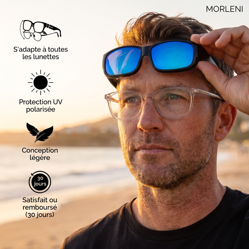 Polarized fit-over sunglasses for men
