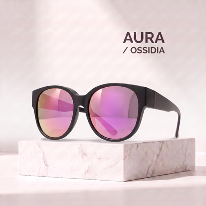 Polarized fit-over sunglasses for women